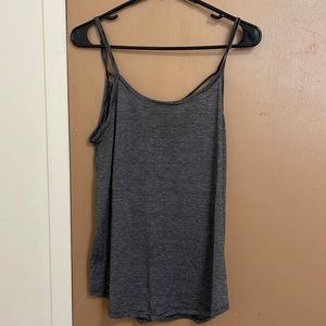 Black and white striped tank top